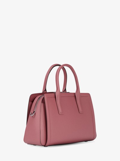 Laila Medium Leather Satchel in ROSEWOOD | Michael Kors