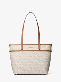 Marlowe Medium Signature Logo Pocket Tote Bag