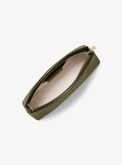Athena Small Leather Convertible Clutch in LODEN | Michael Kors