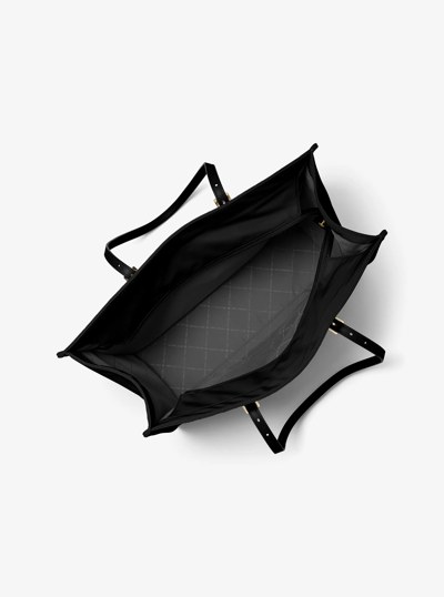 Zadie Large Nylon Tote Bag in BLACK | Michael Kors