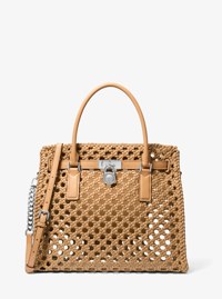 Hamilton Large Hand-Woven Satchel
