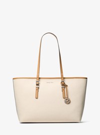 Quinn Large Two-Tone Canvas Tote Bag