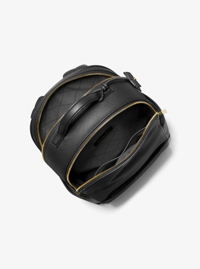 Sac &agrave; dos Sable de taille moyenne en cuir grain&eacute; in NOIR | Michael Kors