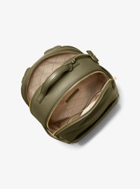 Sac &agrave; dos Sable de taille moyenne en cuir grain&eacute;