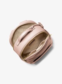 Sac &agrave; dos Sable de taille moyenne en cuir grain&eacute;