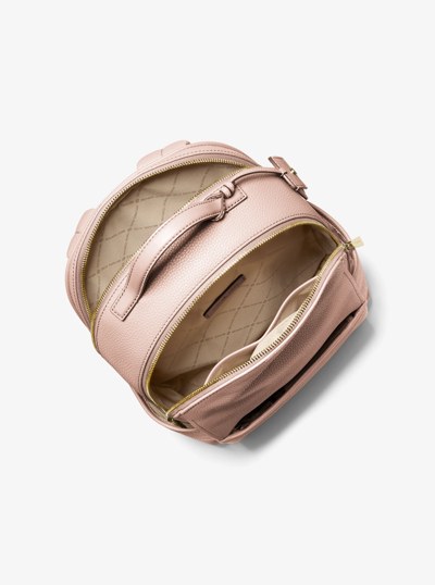 Sable Medium Pebbled Leather Backpack in SOFT PINK | Michael Kors