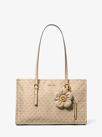 Zadie Medium Printed Logo Tote Bag