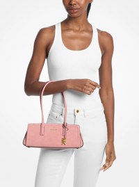 Bolso de hombro Laila peque&ntilde;o de gamuza