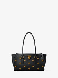 Hamilton Moderne Small Studded Leather Satchel
