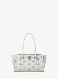 Hamilton Moderne Small Studded Leather Satchel