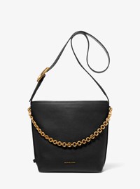 Bolso tote Nolita estilo bombonera peque&ntilde;o de piel granulada