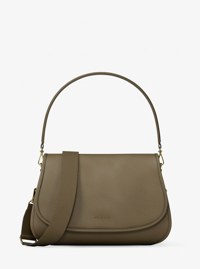 Bolso messenger Holmes mediano convertible de piel granulada