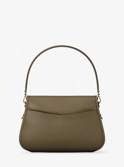 Bolso messenger Holmes mediano convertible de piel granulada in LODEN | Michael Kors