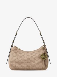 Nolita Medium Whipstitched Logo Leather Shoulder Bag