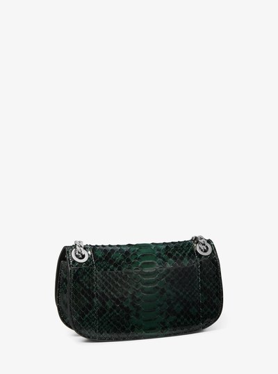 Christie Mini Python Embossed Leather Envelope Bag