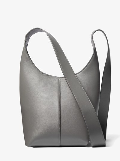 Dede Mini Leather Hobo Bag in SLATE | Michael Kors
