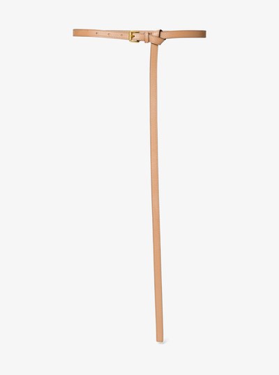 Sharon Leather Belt in SUNTAN | Michael Kors