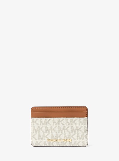 Logo Card Case in VANILLA | Michael Kors