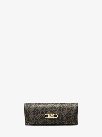 Metallic Empire Signature Logo Glasses Case