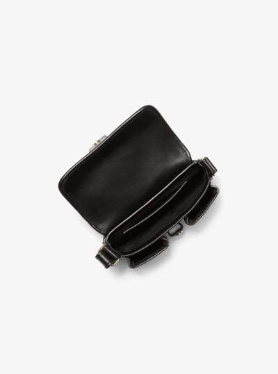 Colby Extra-Small Empire Monogram Shoulder Bag in BROWN/BLK | Michael Kors