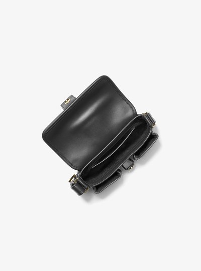 Colby Extra-Small Leather Shoulder Bag in BLACK | Michael Kors