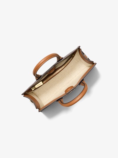 Scarlett Extra-Small Logo Crossbody Bag in BRN/ACORN | Michael Kors