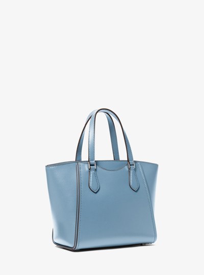 Taryn Small Leather Convertible Crossbody Bag in CHAMBRAY | Michael Kors