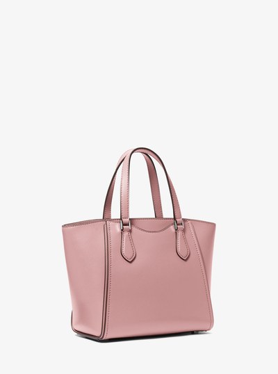 Taryn Small Leather Convertible Crossbody Bag in SMOKEY ROSE | Michael Kors
