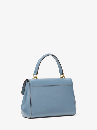 Ava Extra-Small Saffiano Leather Crossbody in CHAMBRAY | Michael Kors