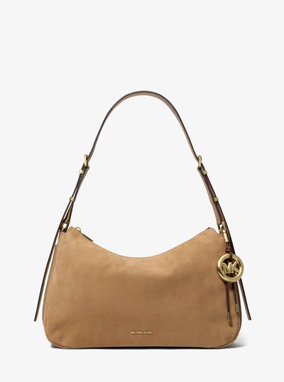 Leather MK Pop Charm in CHOCOLATE | Michael Kors