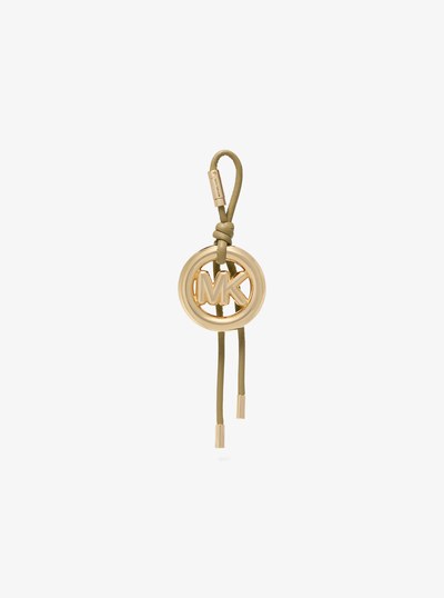 Leather MK Pop Charm in HUSK | Michael Kors