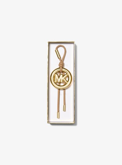 Leather MK Pop Charm in HUSK | Michael Kors