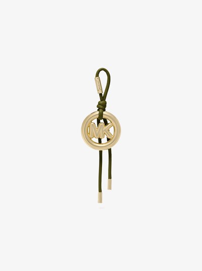 Leather MK Pop Charm in IVY | Michael Kors