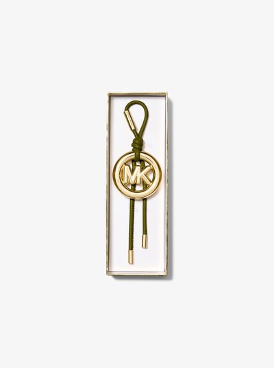 Leather MK Pop Charm in IVY | Michael Kors