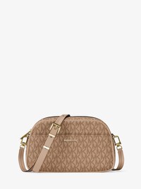 Jet Set Small Signature Logo Camera Crossbody Bag