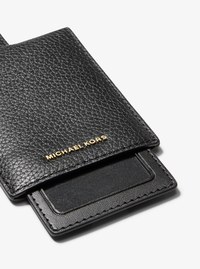 Jet Set Pebbled Leather Luggage Tag