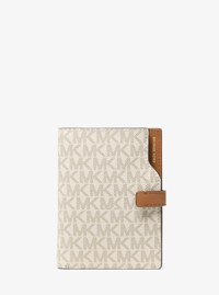 Jet Set Signature Logo Passport Wallet