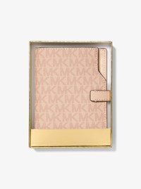 Jet Set Signature Logo Passport Wallet