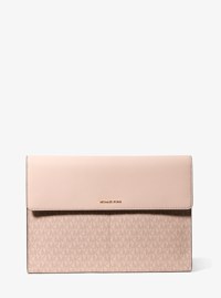 Jet Set Signature Logo Laptop Case