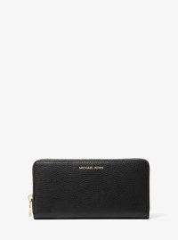 Jet Set Large Pebbled Leather Wallet