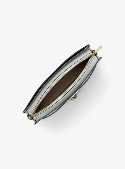 Tr&egrave;s petit sac &agrave; bandouli&egrave;re convertible Hamilton en cuir in COQUILLE D'&OElig;UF | Michael Kors