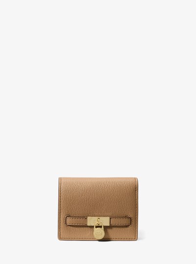 Hamilton Moderne Small Leather Wallet in HUSK | Michael Kors