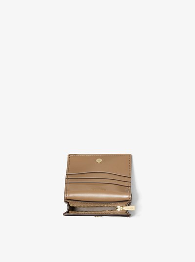 Hamilton Moderne Small Leather Wallet in HUSK | Michael Kors