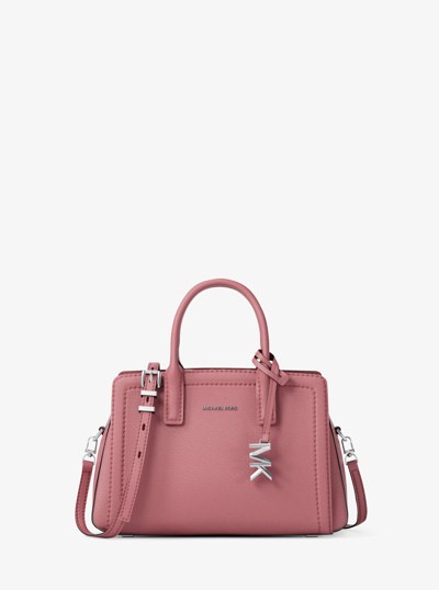 Laila Extra-Small Leather Crossbody Bag in ROSEWOOD | Michael Kors