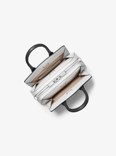 Laila Extra-Small Color-Block Leather Crossbody Bag in STORM MULTI | Michael Kors