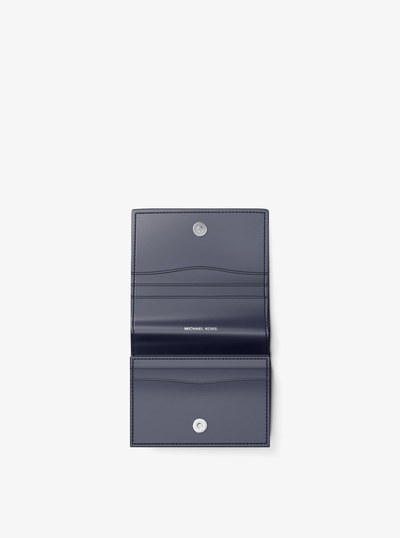 Hamilton Moderne Small Leather Wallet in DRESS BLUES | Michael Kors