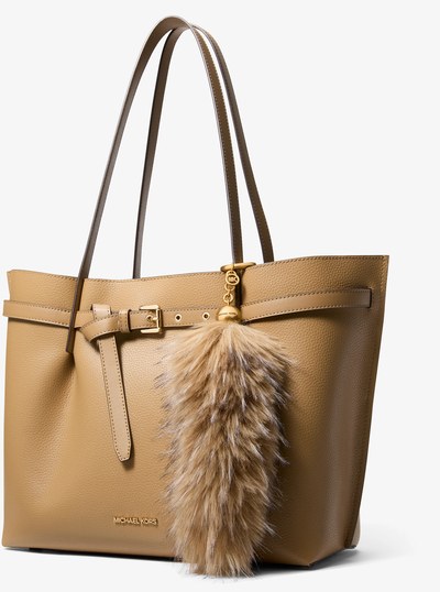 Faux Fur Bag Charm in BROWN MULTI | Michael Kors