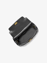 Hamilton Moderne Extra-Small Textured Leather Slouchy Crossbody Bag