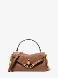 Hamilton Moderne Extra-Small Textured Leather Slouchy Crossbody Bag