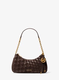 Nolita Medium Hand-Woven Leather Chain Pochette